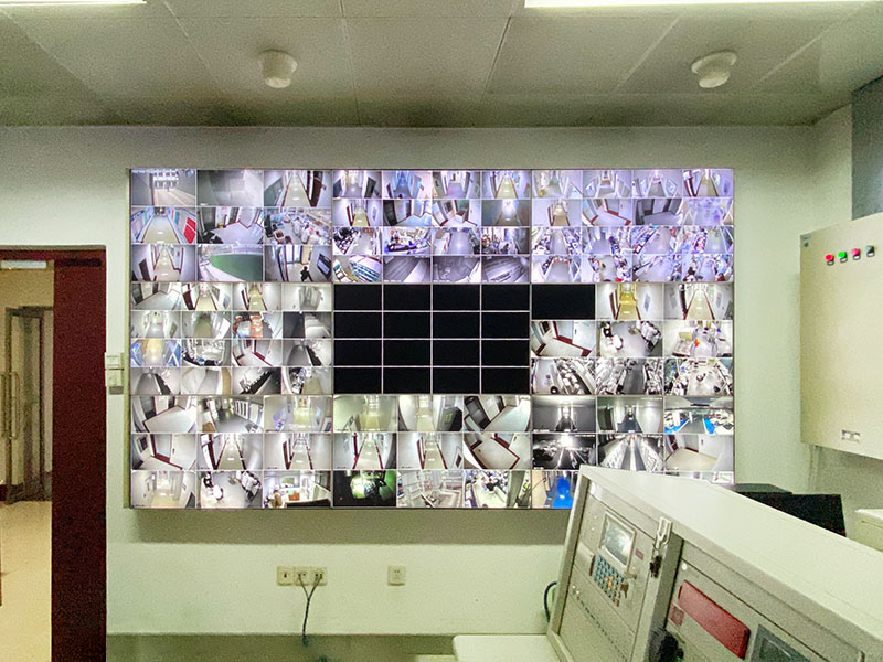 柯华达46寸3.5mm液晶拼接屏应用于济南食品检验研究院