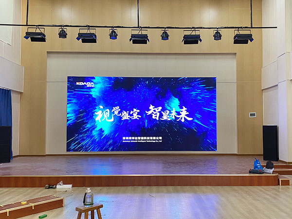 济宁市唐口中心幼儿园应用柯华达P2室内全彩LED显示屏
