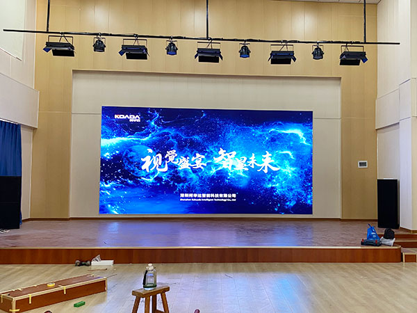 济宁市唐口中心幼儿园应用柯华达P2室内全彩LED显示屏